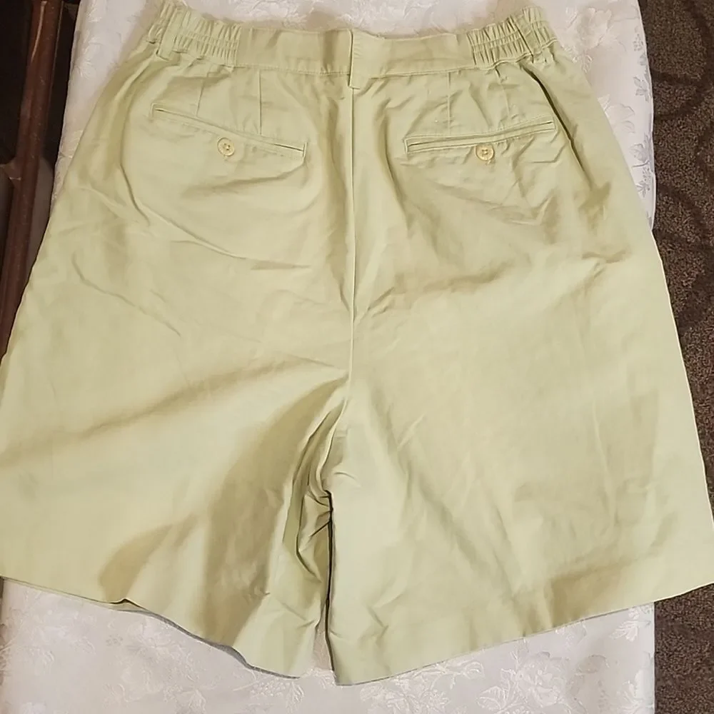 Vintage New Izod Mint Green High Rise Shorts Size 8 - Picture 7 of 14